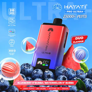 Hayati Pro Ultra Plus Blueberry HBubba Watermelon HBubba