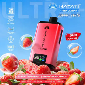 Hayati Pro Ultra Plus Straw Grapefruit Straw Dragonfruit