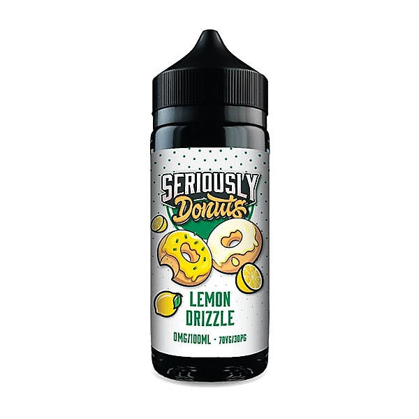 DOOZY VAPE SERIOUSLY DONUTS E LIQUID - LEMON DRIZZLE 100ML 70/30