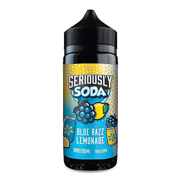 DOOZY VAPE SERIOUSLY SODA E LIQUID - BLUE RAZZ LEMONADE 100ML 70/30