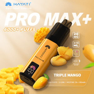 Hayati Pro Max+ 6000 Puffs Prefilled And Rechargeable Pod Kit