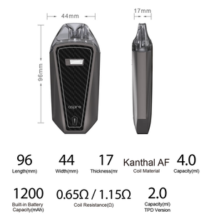 Aspire AVP Pro Pod Kit 1200 mah