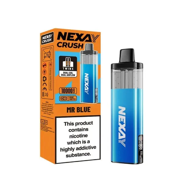 Nexay Crush 10k Puffs Prefilled And Rechargeable Pod Kit