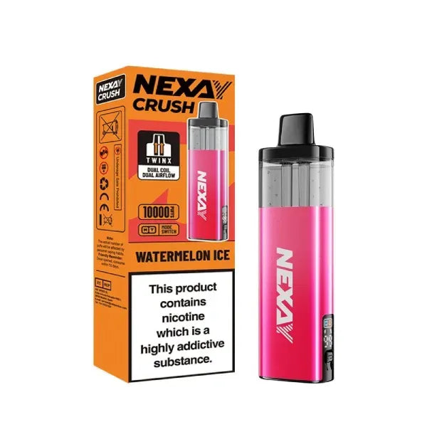 Nexay Crush 10k Puffs Prefilled And Rechargeable Pod Kit