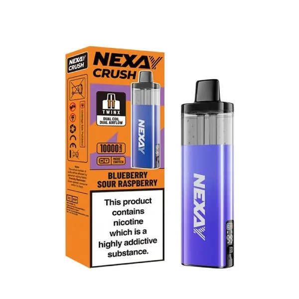 Nexay Crush 10k Puffs Prefilled And Rechargeable Pod Kit