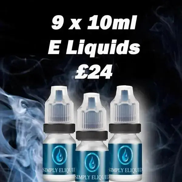 Simply E Liquids (9 x 10ml) for £24