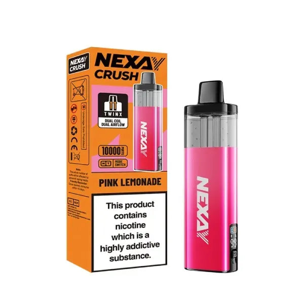 Nexay Crush 10k Puffs Prefilled And Rechargeable Pod Kit
