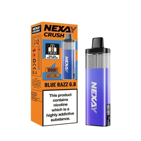 Nexay Crush 10k Puffs Prefilled And Rechargeable Pod Kit