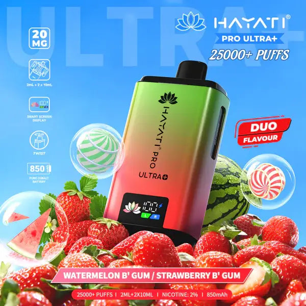 Hayati Pro Ultra Plus Watermelon BGum Strawberry BGum