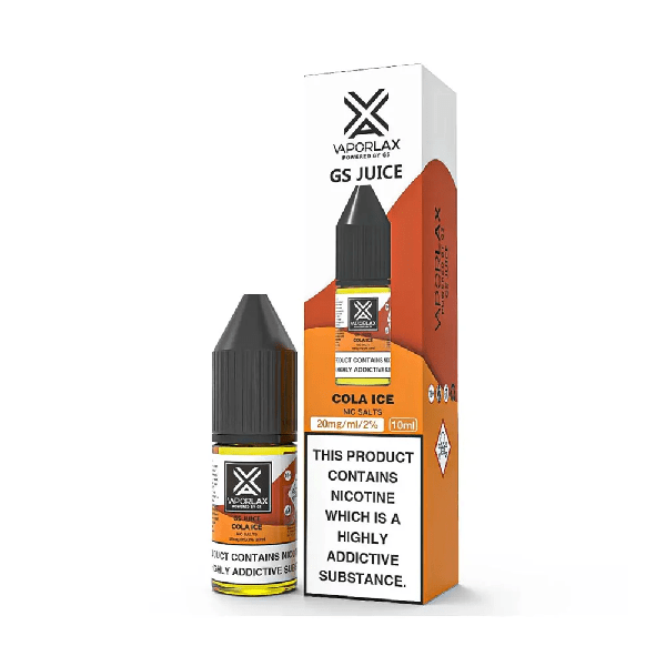 Vaporlax Nic Salts - Cola Ice