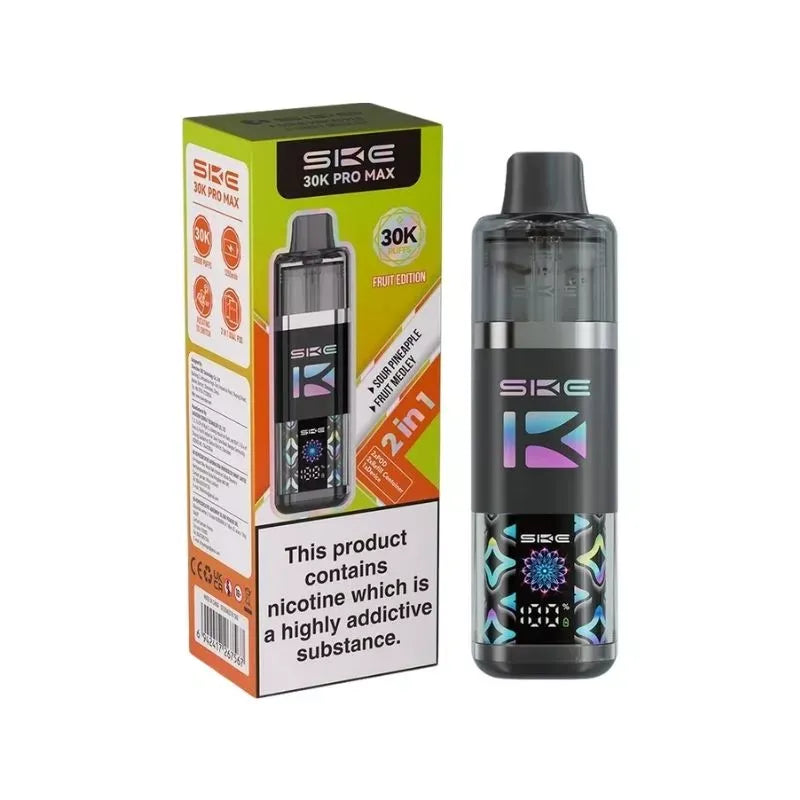 SKE Crystal 30K Pro Max Prefilled Pod Kit  30,000 Puffs  Simply ELiquid