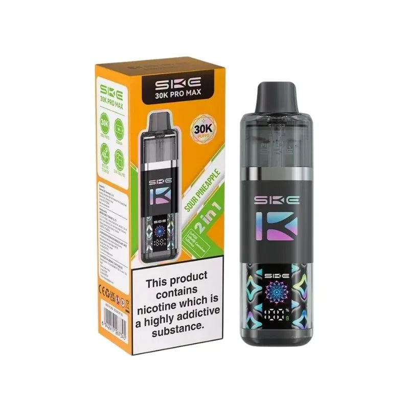 SKE Crystal 30K Pro Max Prefilled Pod Kit  30,000 Puffs  Simply ELiquid