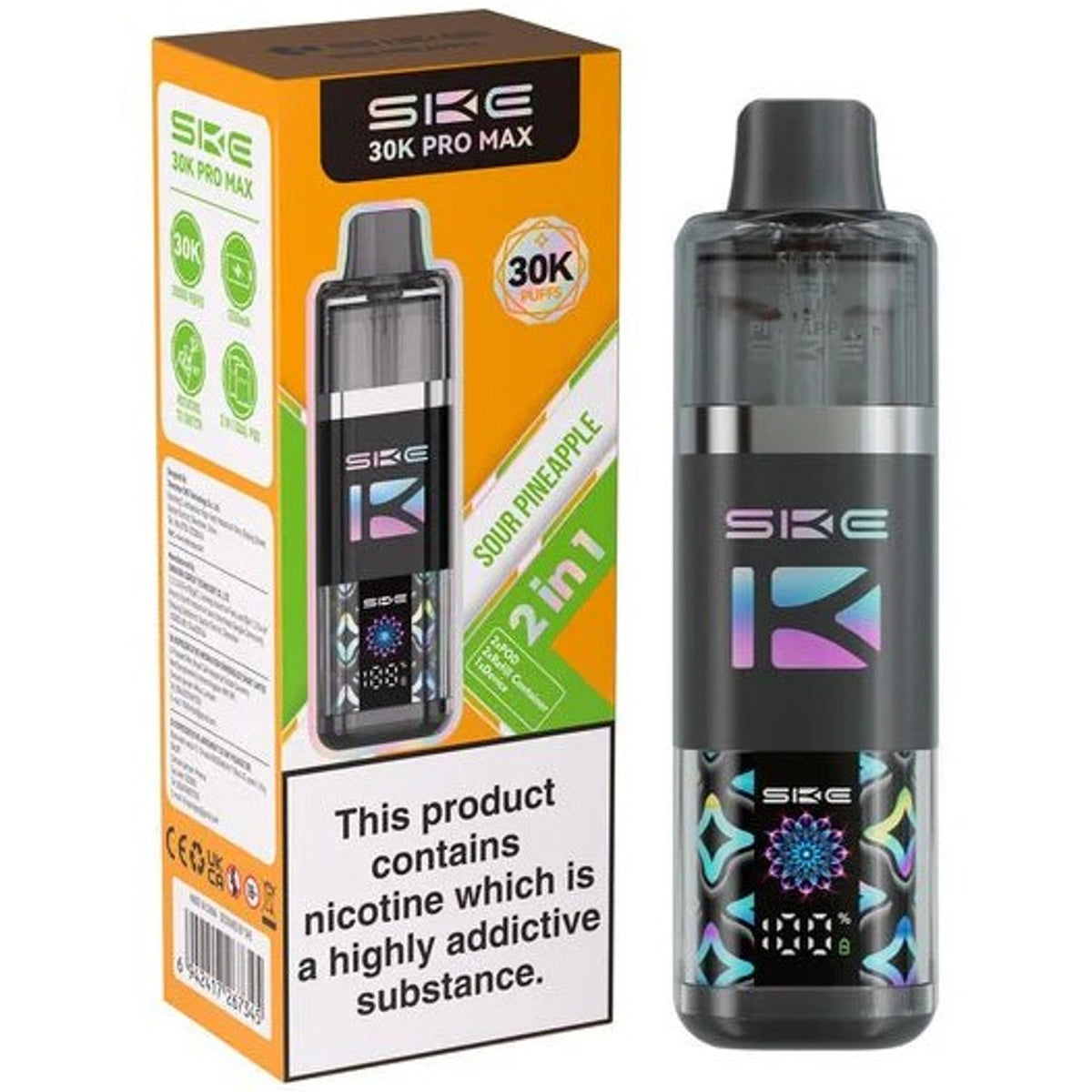 SKE Crystal 30K Pro Max Prefilled Pod Kit  30,000 Puffs  Simply ELiquid
