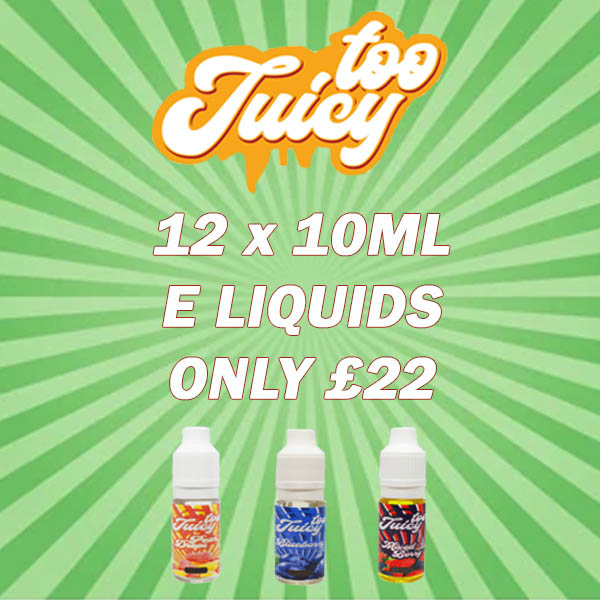 Too Juicy E Liquids (12 x 10ml) for £22