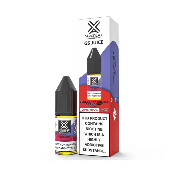 Vaporlax Nic Salts Blueberry Cherry Cranberry