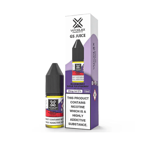 Vaporlax Nic Salts Blueberry Sour Raspberry