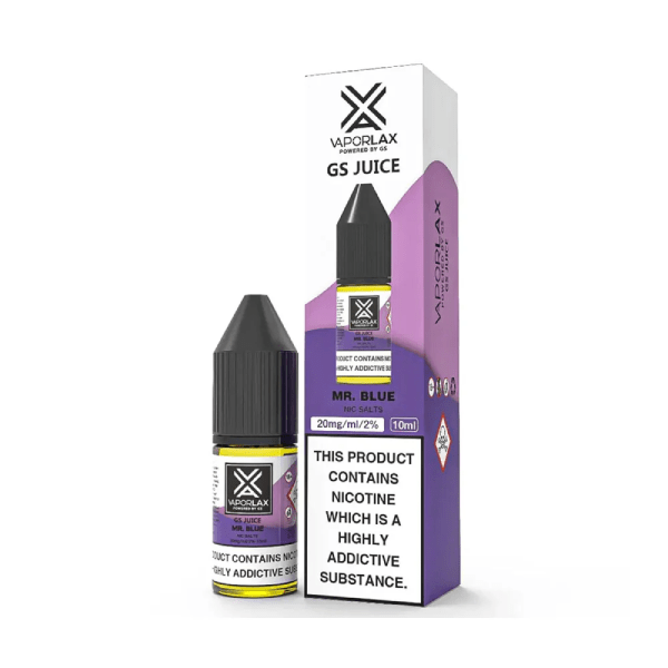 Vaporlax Nic Salts Mr Blue