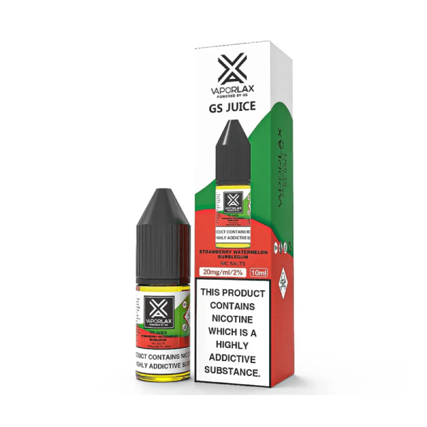 Vaporlax Nic Salts Strawberry Watermelon Bubblegum