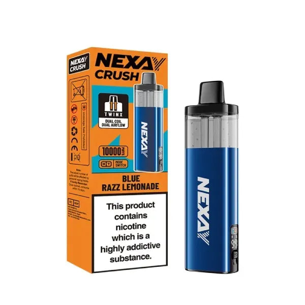 Nexay Crush 10k Puffs Prefilled And Rechargeable Pod Kit