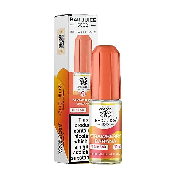 Bar Juice 5000 Nic Salts - Strawberry Banana