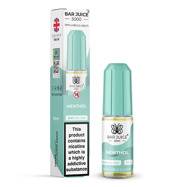 Bar juice 5000 Nic Salts – Menthol