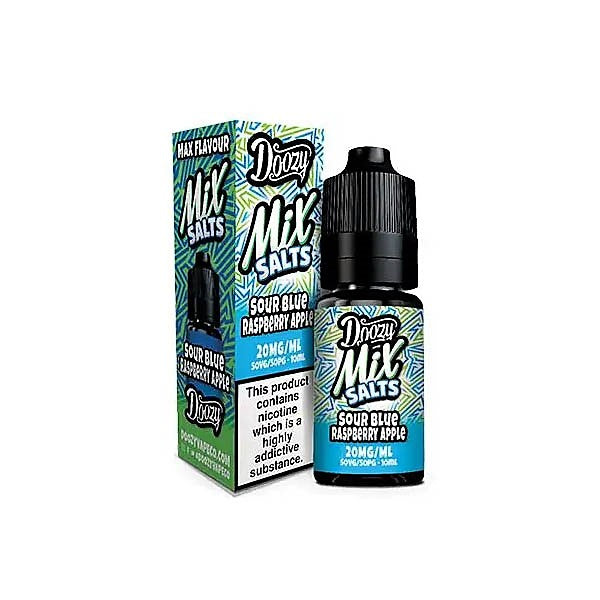 Doozy Vape Mix Salts - Sour Blue Raspberry Apple