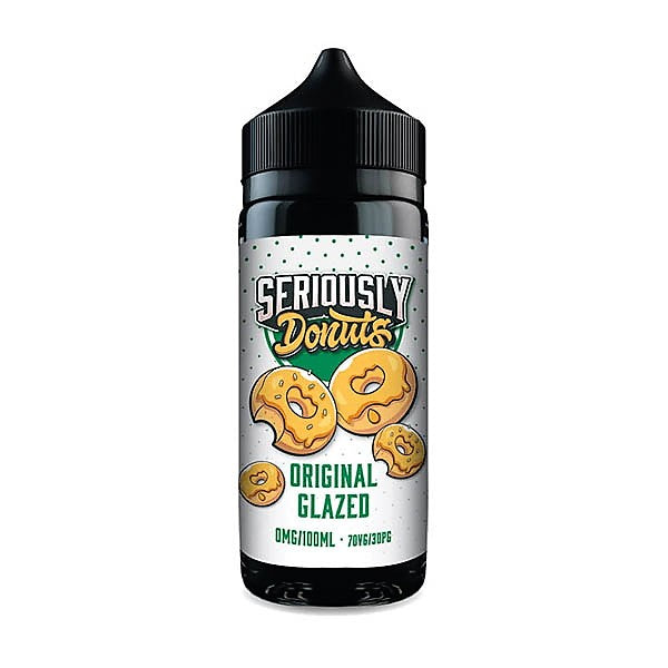 DOOZY VAPE SERIOUSLY DONUTS E LIQUID - ORIGINAL GLAZED 100ML 70/30