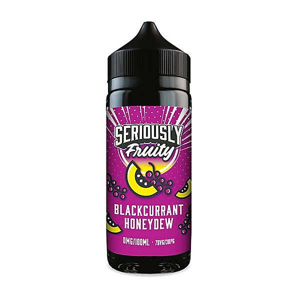 DOOZY VAPE SERIOUSLY FRUITY E LIQUID - BLACKCURRANT HONEYDEW 100ML 70/30