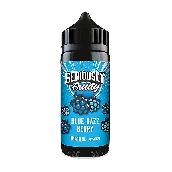 DOOZY VAPE SERIOUSLY FRUITY E LIQUID - BLUE RAZZ BERRY 100ML 70/30