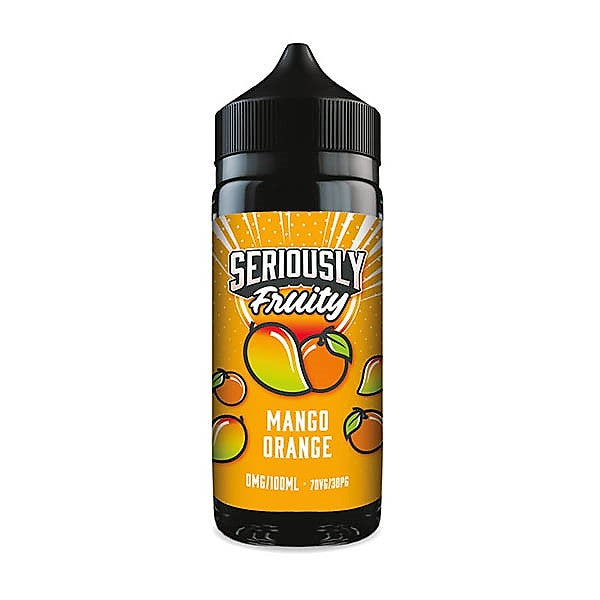 DOOZY VAPE SERIOUSLY FRUITY E LIQUID - MANGO ORANGE 100ML 70/30