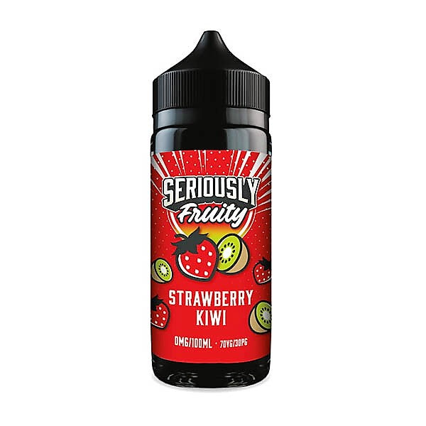 DOOZY VAPE SERIOUSLY FRUITY E LIQUID - STRAWBERRY KIWI 100ML 70/30