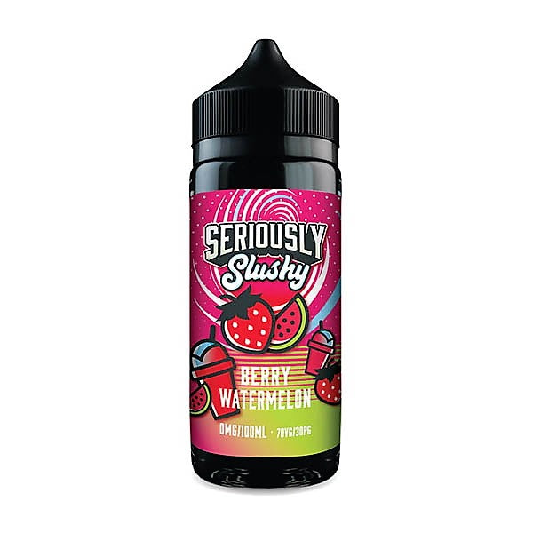DOOZY VAPE SERIOUSLY SLUSHY E LIQUID - BERRY WATERMELON 100ML 70/30