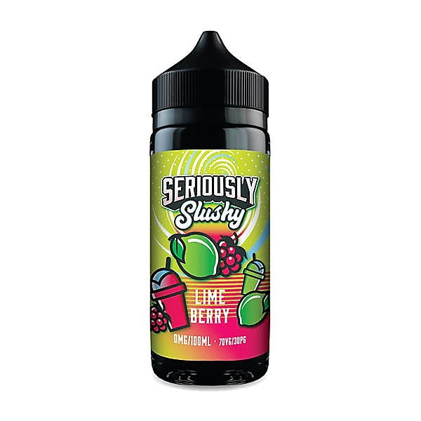DOOZY VAPE SERIOUSLY SLUSHY E LIQUID - LIME BERRY 100ML 70/30