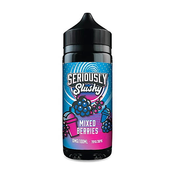 DOOZY VAPE SERIOUSLY SLUSHY E LIQUID - MIXED BERRIES 100ML 70/30