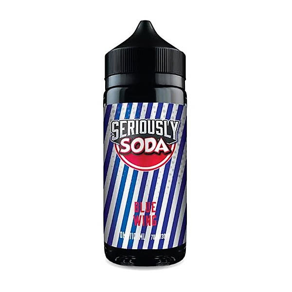 DOOZY VAPE SERIOUSLY SODA E LIQUID - BLUE WING 100ML 70/30