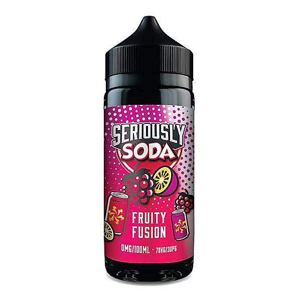 DOOZY VAPE SERIOUSLY SODA E LIQUID - FRUITY FUSION 100ML 70/30