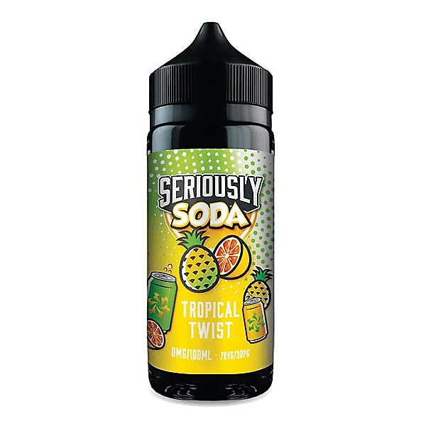 DOOZY VAPE SERIOUSLY SODA E LIQUID - TROPICAL TWIST 100ML 70/30
