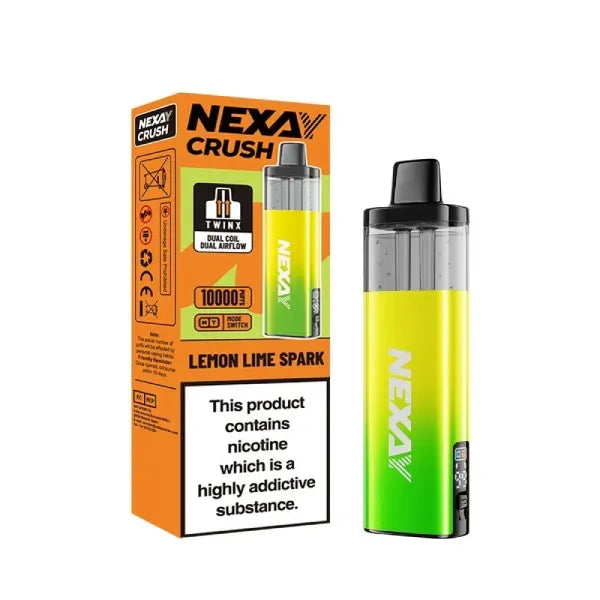 Nexay Crush 10k Puffs Prefilled And Rechargeable Pod Kit