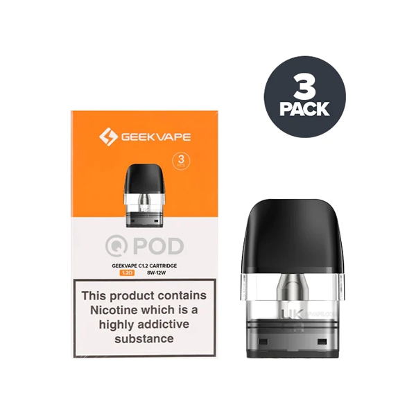 3 x Replacement GEEKVAPE Q PODS