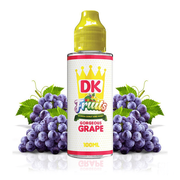 Donut King Fruits – Gorgeous grape 100ml Shortfill