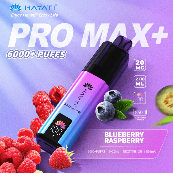 Hayati Pro Max+ 6000 Puffs Prefilled And Rechargeable Pod Kit