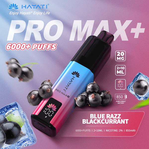 Hayati Pro Max+ 6000 Puffs Prefilled And Rechargeable Pod Kit