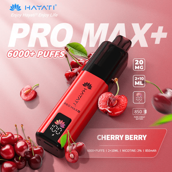 Hayati Pro Max+ 6000 Puffs Prefilled And Rechargeable Pod Kit