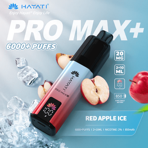 Hayati Pro Max+ 6000 Puffs Prefilled And Rechargeable Pod Kit