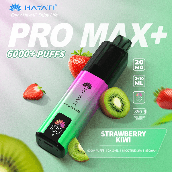 Hayati Pro Max+ 6000 Puffs Prefilled And Rechargeable Pod Kit