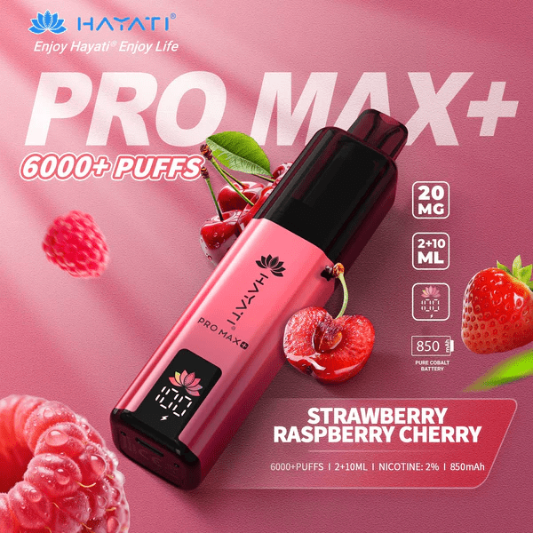 Hayati Pro Max+ 6000 Puffs Prefilled And Rechargeable Pod Kit