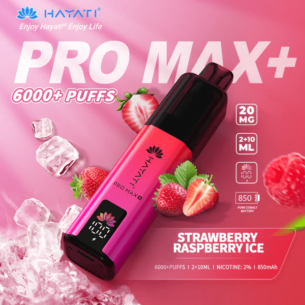 Hayati Pro Max+ 6000 Puffs Prefilled And Rechargeable Pod Kit