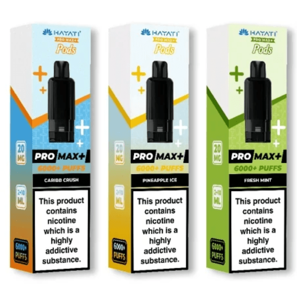 Hayati Pro Max+ 6000 Puffs Prefilled Pods