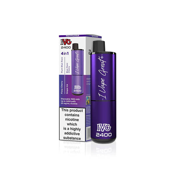IVG 2400 DISPOSABLE VAPES | Simply Eliquid IVG 2400 DISPOSABLE VAPES | Simply Eliquid