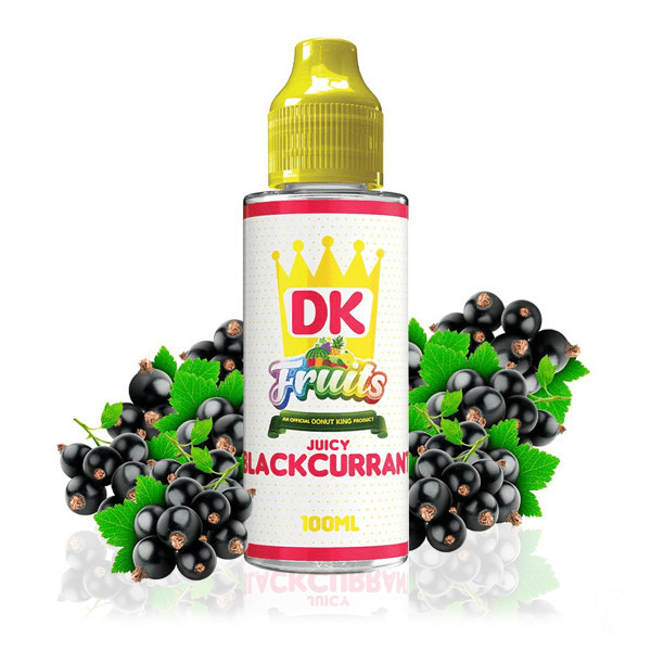 Donut King Fruits – Juicy Blackcurrant 100ml Shortfill